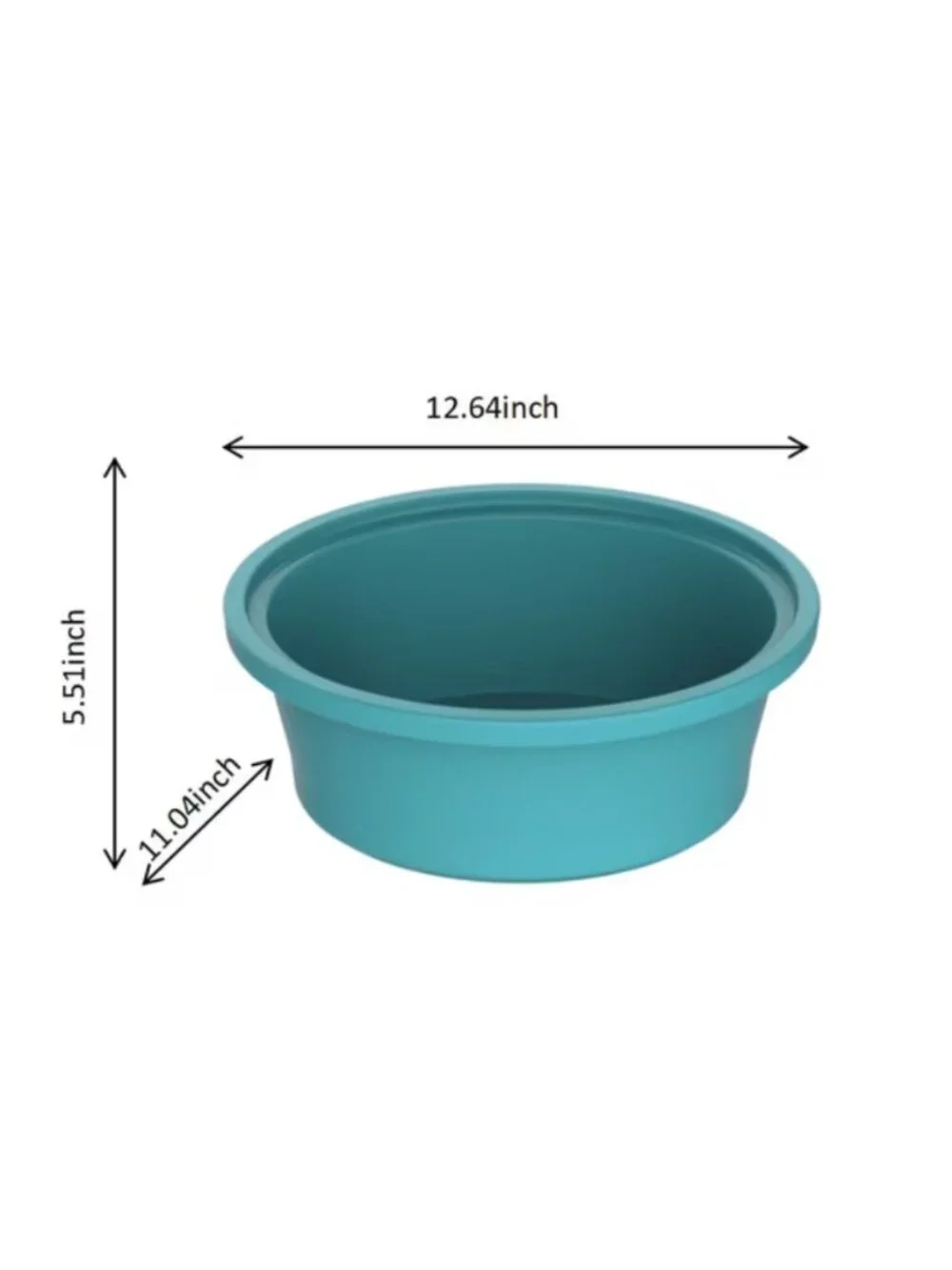 The Woman Pioneer Teal Locking Lid Clips 6-Quart Portable Speckle Slow Cooker